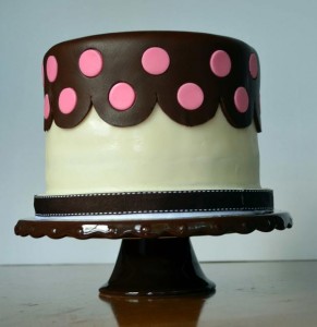 Cake & Cupboard Polka Dot Cake 