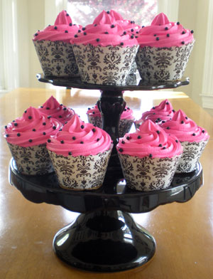 Cupcakes on Cake Stand