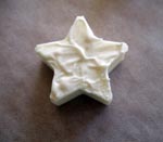 Star Painted with Chocolate