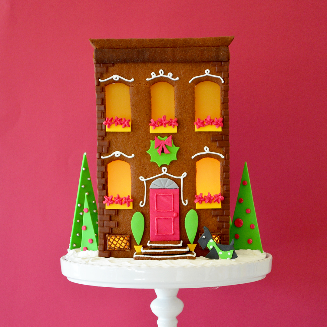 Uptown Gingerbread house