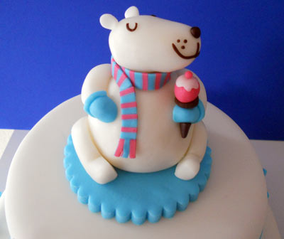 Hungry Polar Bear Cake