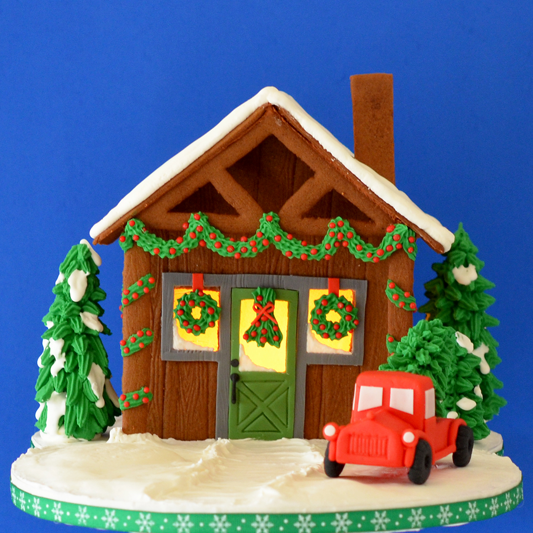 Red Truck Gingerbead house