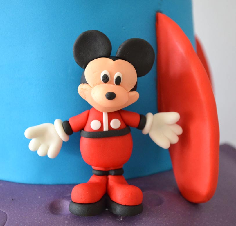 Mickey Mouse Rocket Cake
